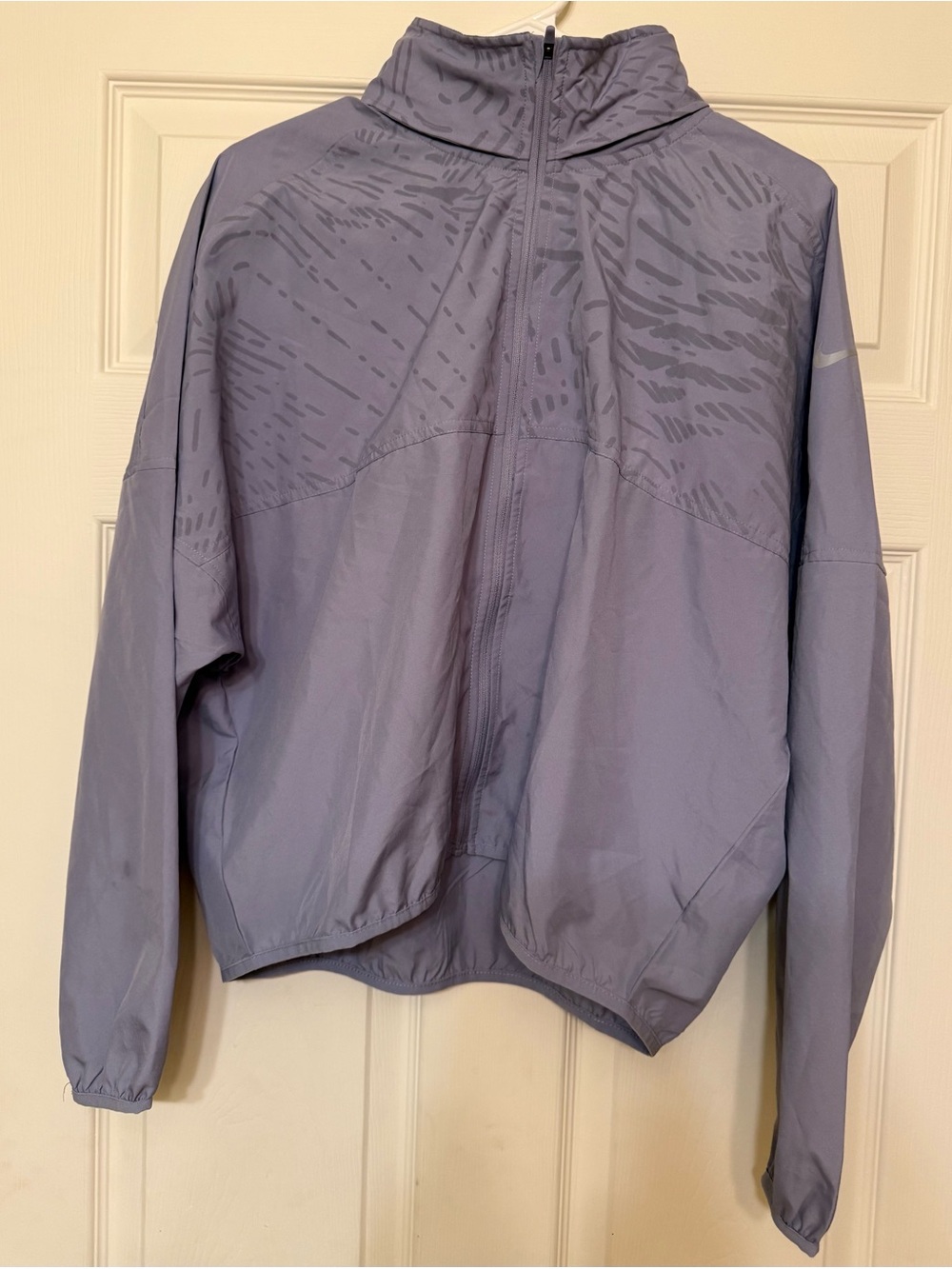Nike Lavender/Purple Lightweight Zip-Up Windbreaker with zippered hood